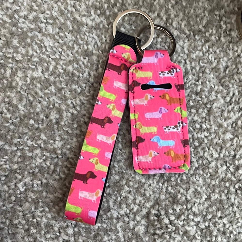 Brand new never used wristlet with chapstick holder